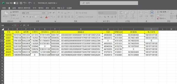 이셀러스 마이카테고리 빈칸 입력