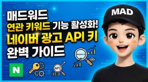 네이버 광고 API 키 발급 - 네이버 광고 API 키 발급 방법과 매드워드 연동 완벽 가이드