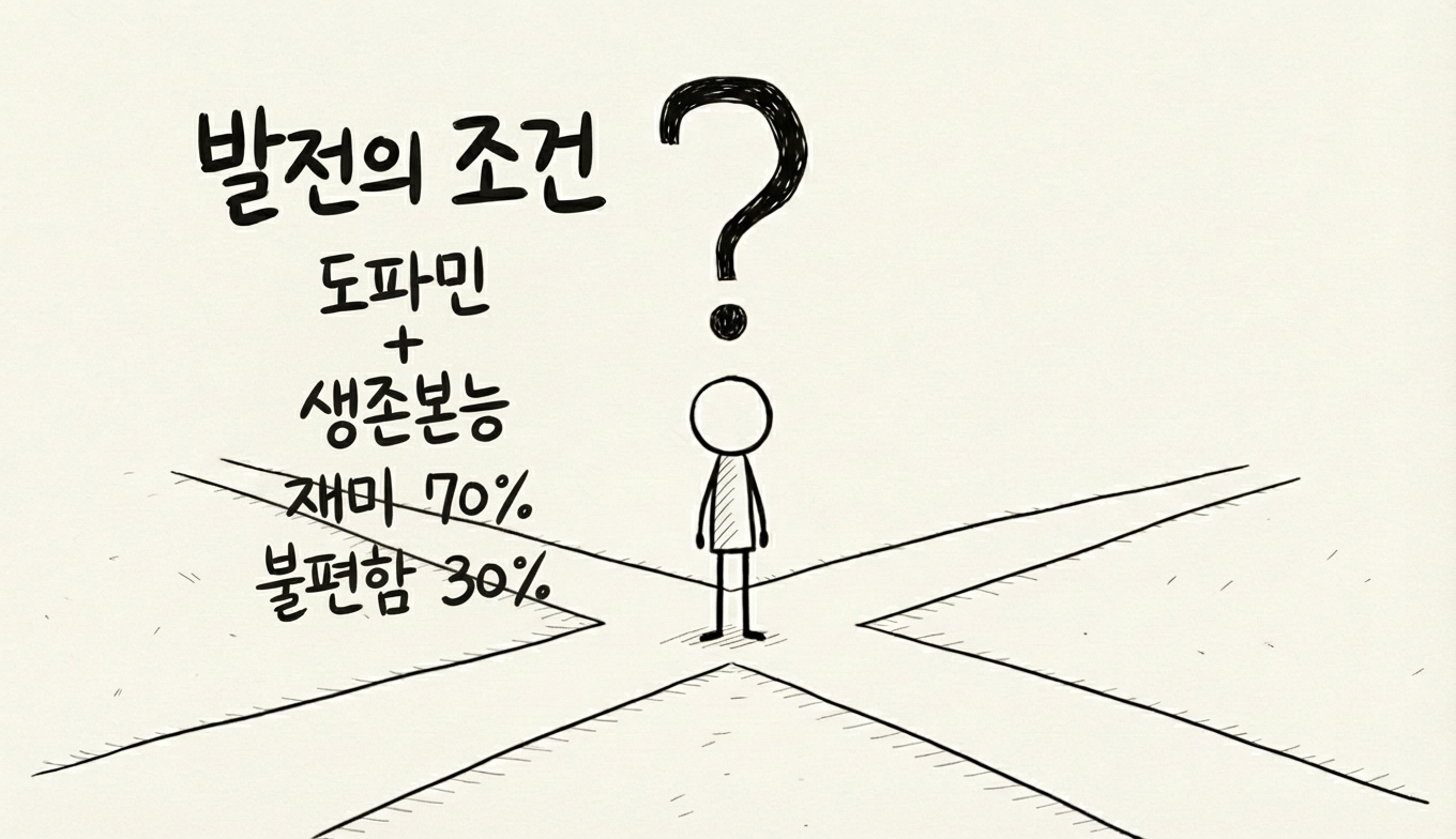 발전의 조건 - 발전의 조건 - 성장하지 못하는 진짜 이유와 뇌과학 해법