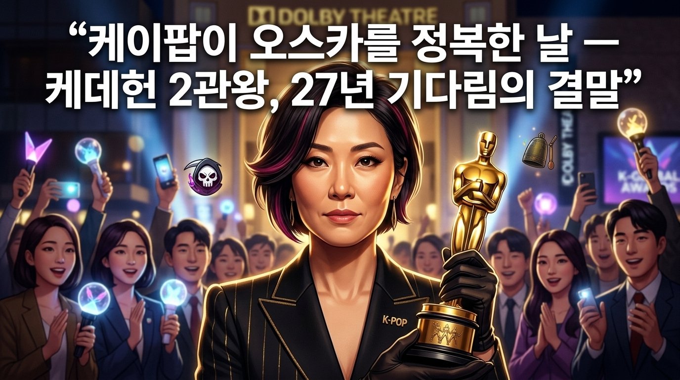 케데헌 오스카 - 케데헌 오스카 2관왕 — 케이팝이 아카데미를 정복한 27년의 여정