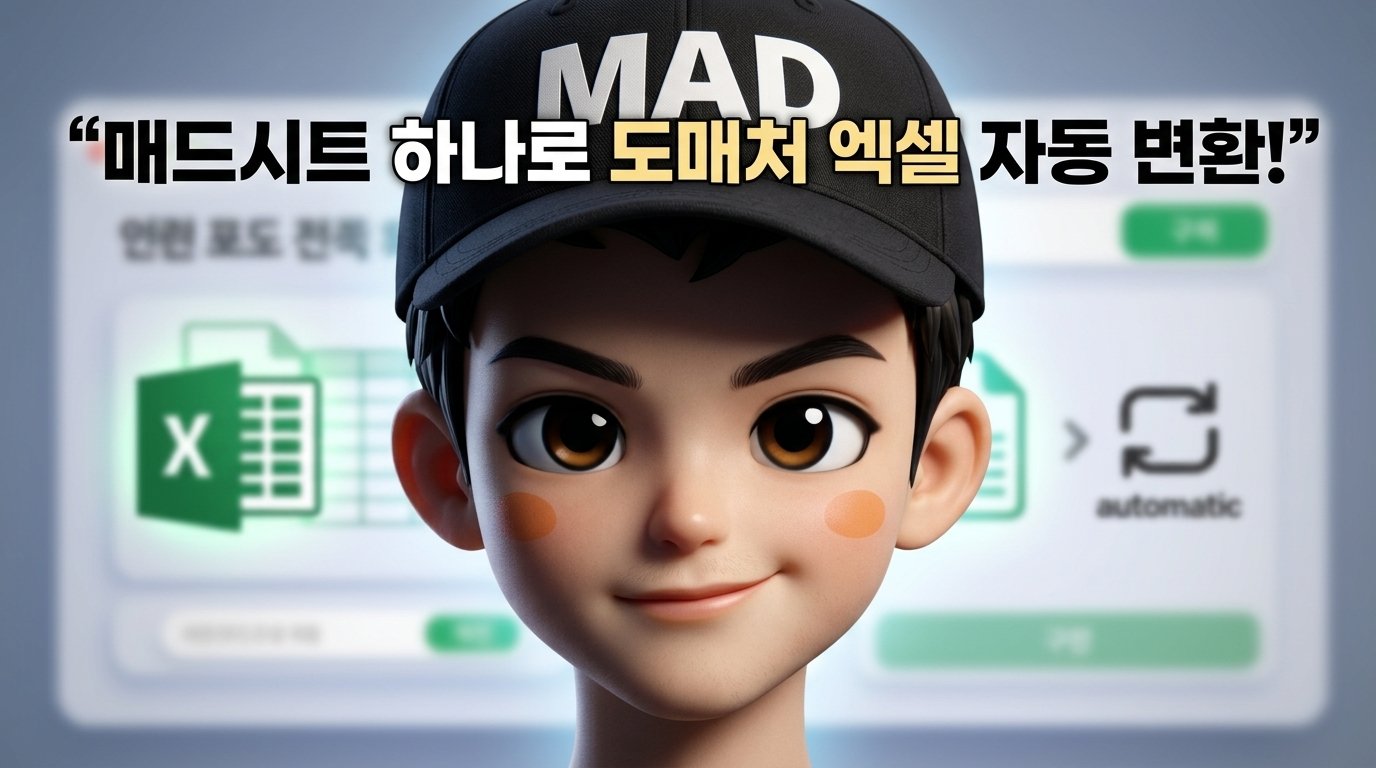 매드시트 사용법 - 매드시트 사용법 - 도매처 엑셀 자동 변환으로 상품 등록 시간 절반 줄이기